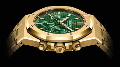 audemars piguet royal oak grünes zifferblatt|Audemars Piguet NOS Zifferblatt Anniversary Green Grün für .